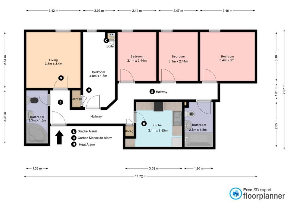 The Law, Has 4 Rooms With Tvs, 2 Bathrooms, Central, Free Parking, Fully Equipped, Contractor And Trades Favourite, 5 Mins To Centre - Long Stays, Invoice And Reduced Price Are Only Via Sunrise Short Lets Данди Экстерьер фото